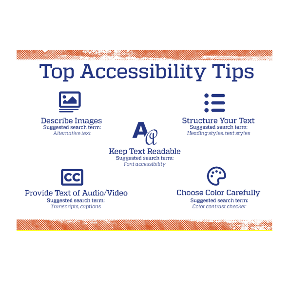 Five Tips for Creating a More Accessible Course